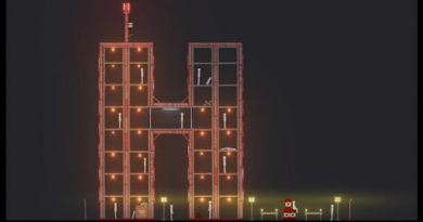 Destructible Skyscraper V5 - два здания с переходом