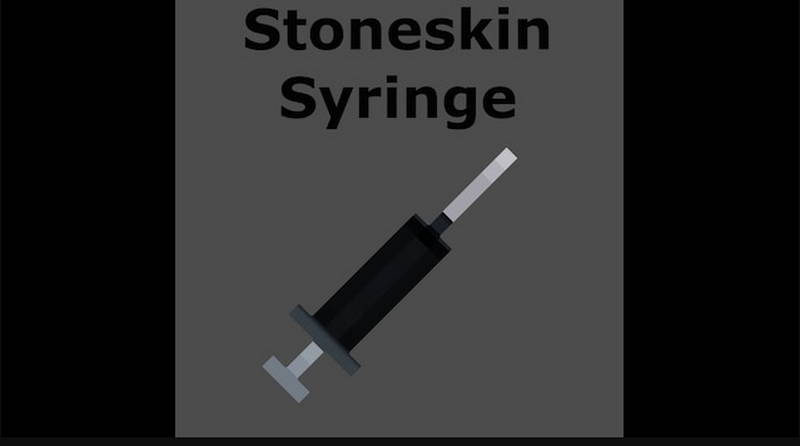 Stoneskin Syringe People Playground