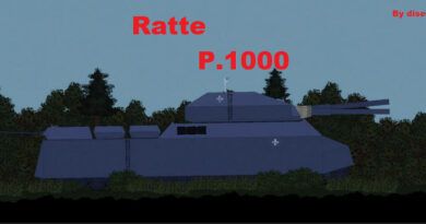 Танк Ratte P1000 People Playground