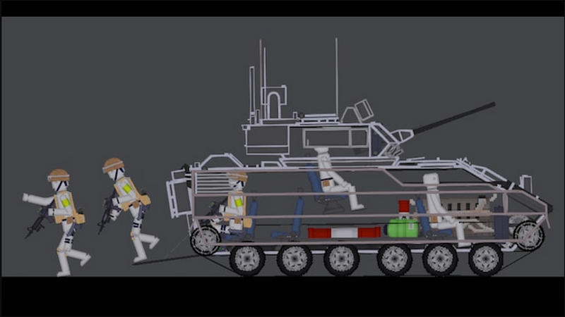 M3A3 Bradley в игре Пипл Плейграунд