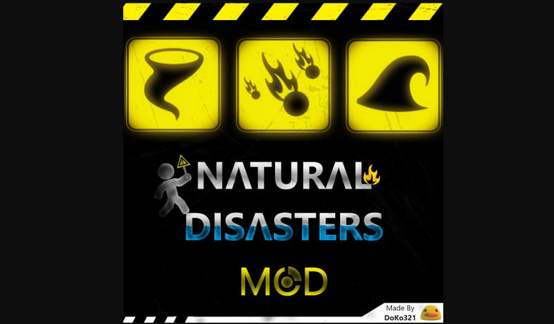 Natural Disasters MOD в игре People Playground