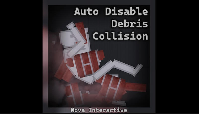 Auto Disable Debris Collision в игре Пипл Плейграунд