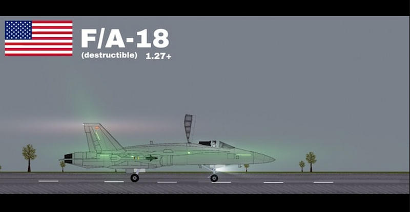 F/A-18 в игре Пипл Плейграунд