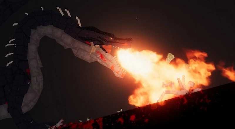 Fatalis монстр в игре Пипл Плейграунд