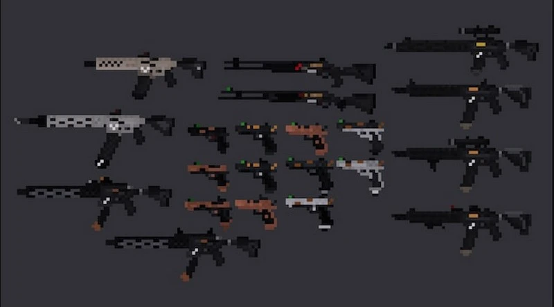 Taran Tactical Innovations guns в игре Пипл Плейграунд
